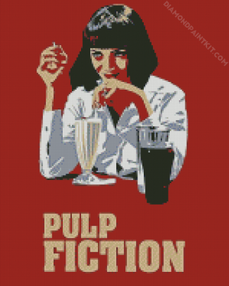 Mia Wallace Pulp Fiction Diamond Paintings