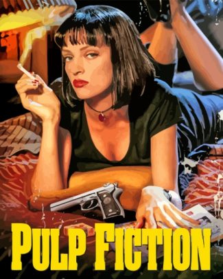 Pulp Fiction Poster Art Diamond Paintings