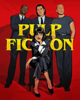 Pulp Fiction Poster Diamond Paintings