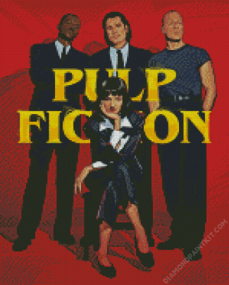 Pulp Fiction Poster Diamond Paintings