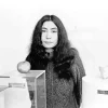 Black And White Yoko Ono Diamond Painting