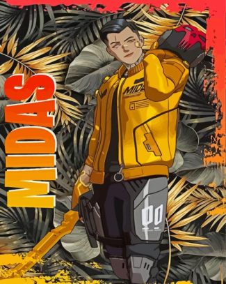 Cool Midas Fortnite Poster Diamond Painting