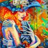 Abstract Witch Lady Diamond Painting