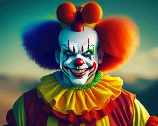Aesthetic Scary Clown Diamond Painting