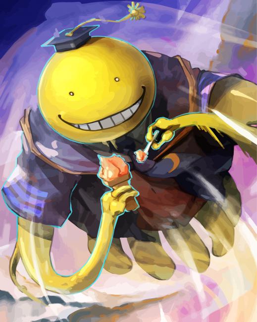aetshetic-Koro-sensei-anime-paint-by-number Aesthetic Koro Sensei Diamond Painting