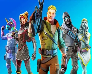 Cool Fortnite Characters Diamond Painting
