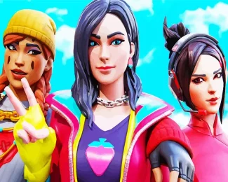 Fortnite Girls Diamond Painting