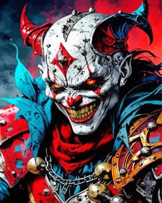 Evil Clown Diamond Painting
