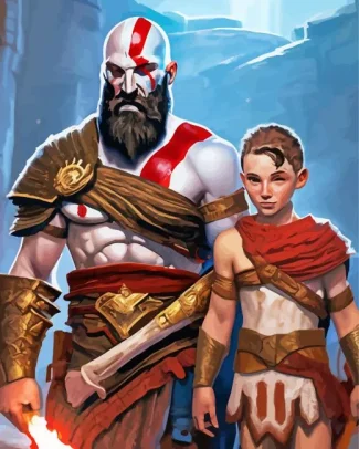 Fortnite Atreus Art Diamond Painting