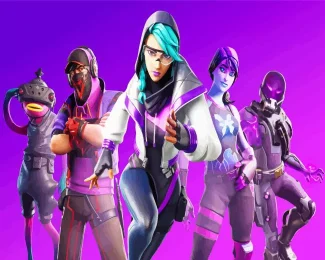 Fortnite Characters Art Diamond Painting