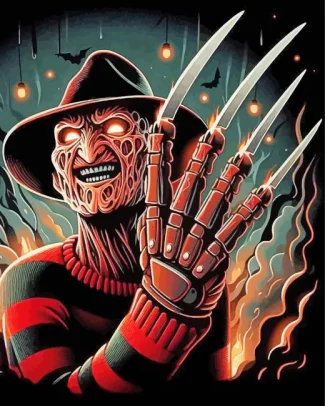 Freddy Krueger Art Diamond Painting