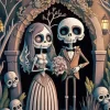 Skeleton Wedding Art Diamond Painting