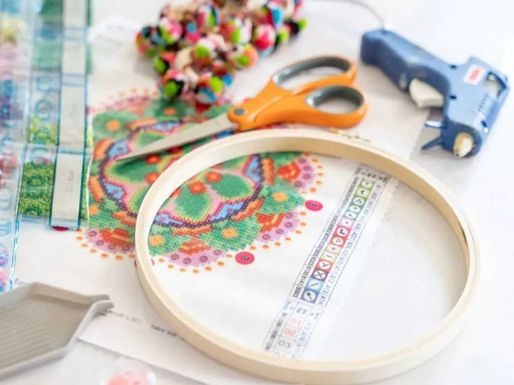 A Chic Diamond Art Display