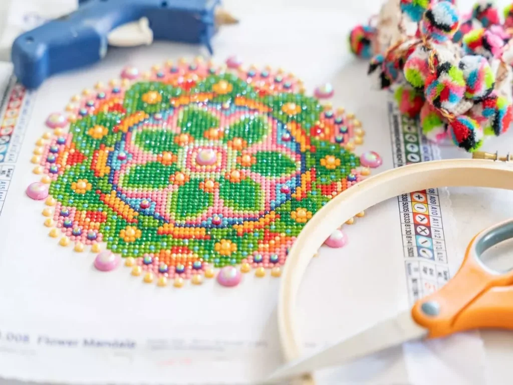 A Chic Diamond Art Display