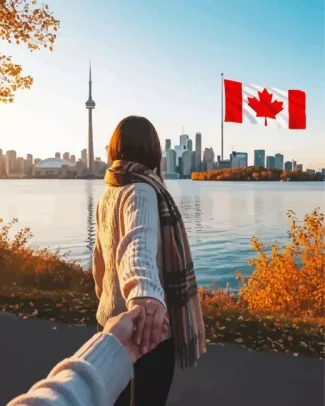 Follow Me To Canada Diamond Painting