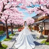 Bride In Kyoto Diamond Painting