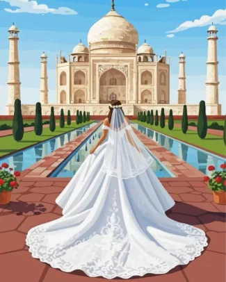 Bride In India Diamond Painting