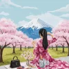 Japanese Girl Diamond Painting