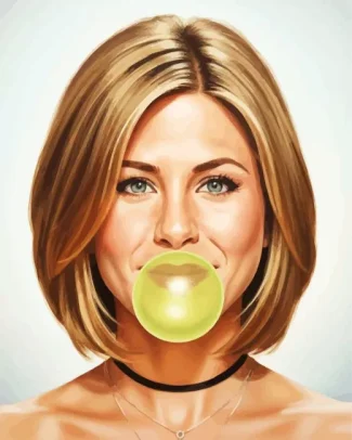 Jennifer Aniston. paint by numbers