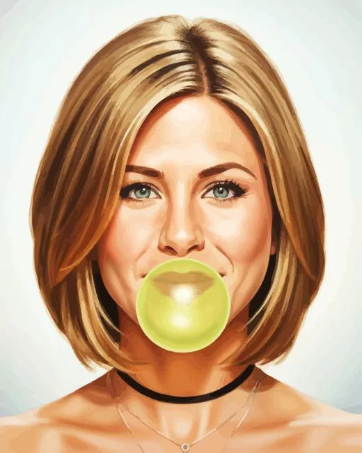 Jennifer Aniston. paint by numbers Jennifer Aniston. paint by numbers