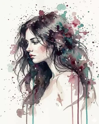 Lonely Lady Diamond Painting