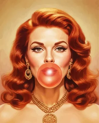 Rita Hayworth Diamond Painting