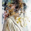 Abstract Lady Art Diamond Painting