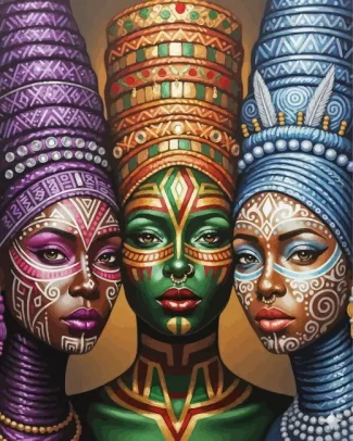 African Ladies Art Diamond Painting