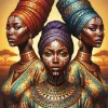 Aesthetic African Ladies Art Diamond Painting