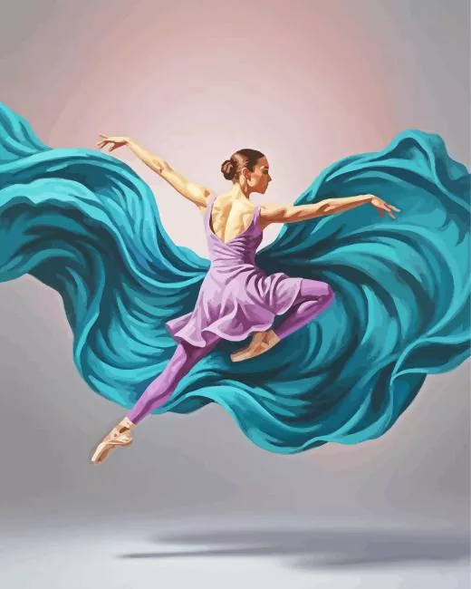 ballerina dancer paint by number Ballerina Dancer Diamond Painting