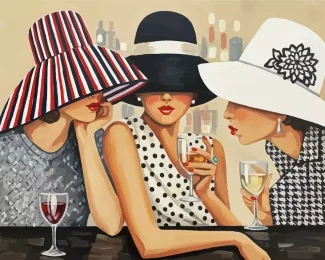 Aesthetic Deco Ladies Diamond Painting