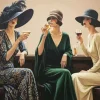 Ladies In Hat Diamond Painting