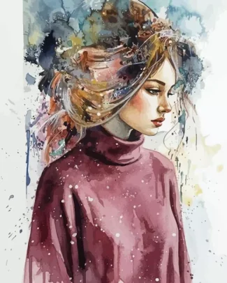 Lonely Girl Diamond Painting