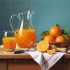 Orange Juice Diamond Painting