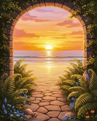 Sunset Time Diamond Painting