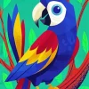Macaw Bird Diamond Painting