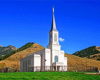 Star Valley Temple Diamond Painting