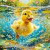 The Happy Duck Diamond Painting