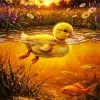 Cute Duck Diamond Painting