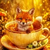 Cute Fox Diamond Painting