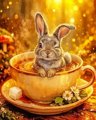 Cute Rabbit Diamond Painting